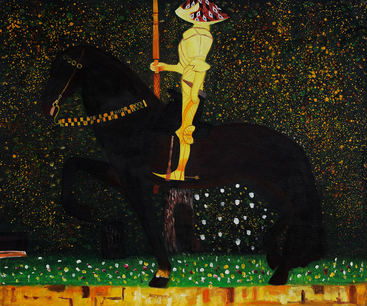 The Golden Knight by Gustav Klimt